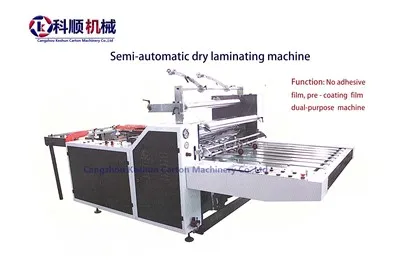 Mesin laminating kering separa automatik